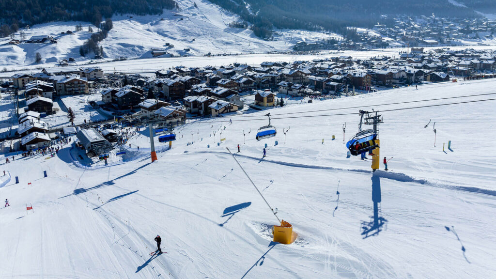 impianti e piste da sci della ski area Valandrea, piste aperte durante le olimpiadi a Livigno