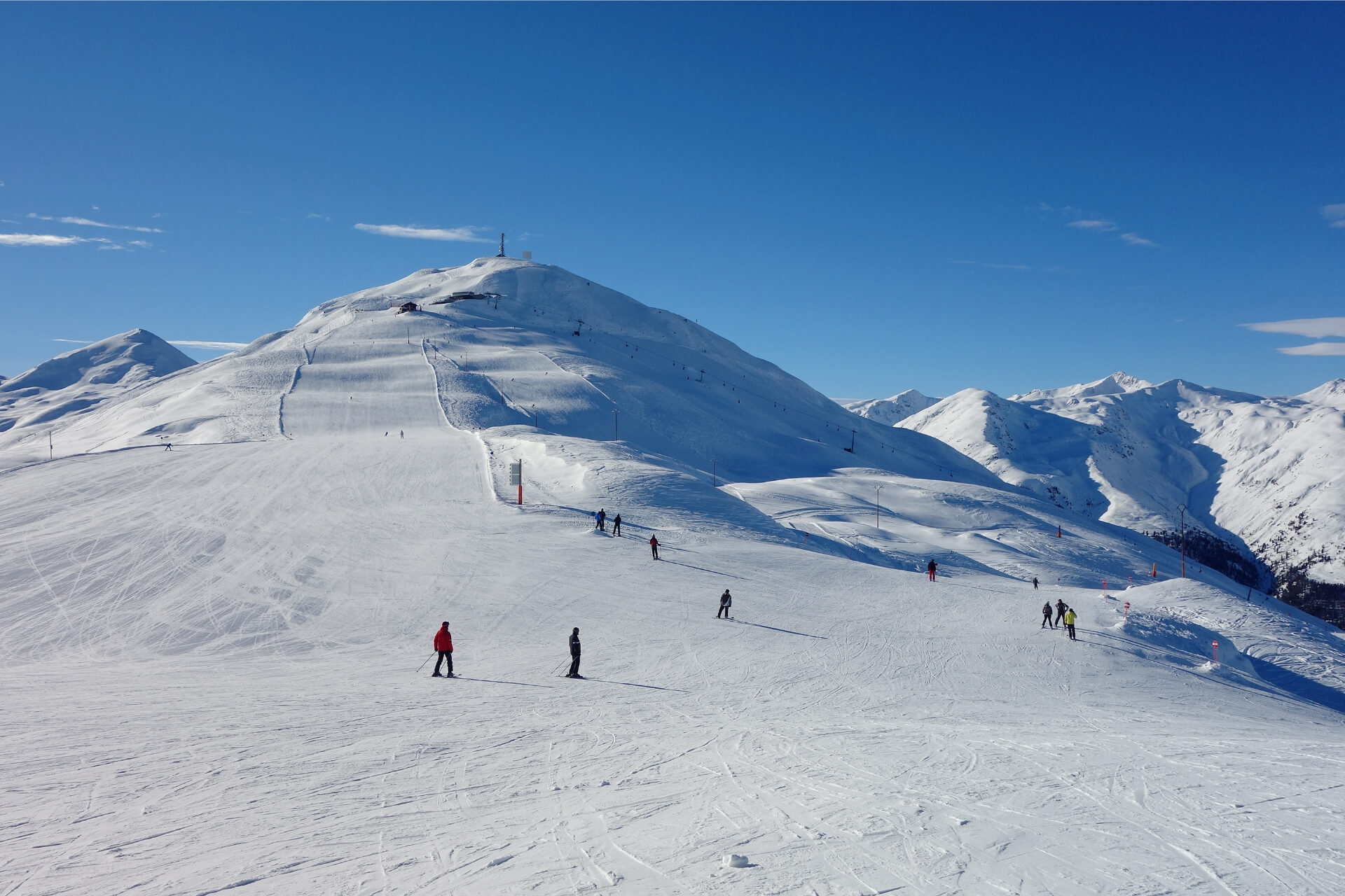 piste da sci panoramiche a livigno